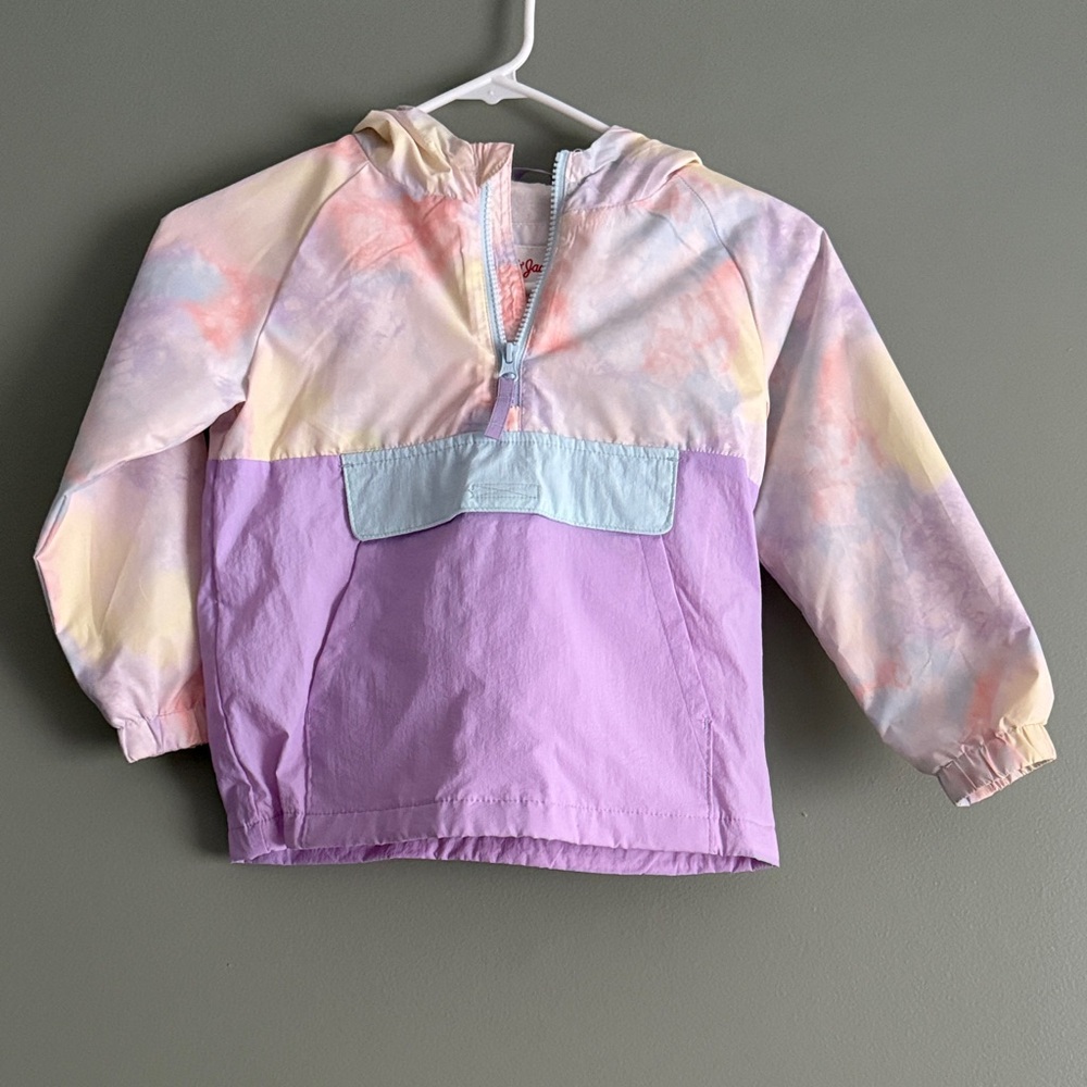 Cat & Jack Pastel Tie-Dye Kids Jacket